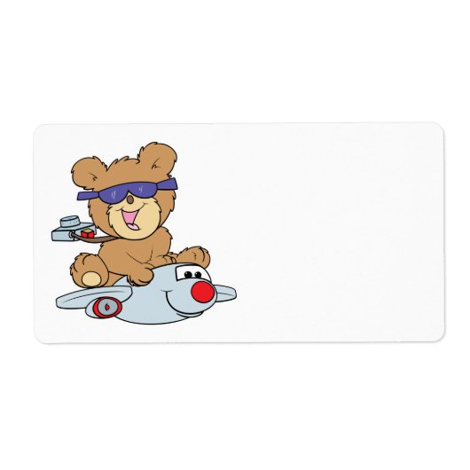 Teddybär im Flugzeug (Vorne)