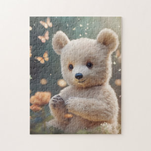 Teddybär im Garten Puzzle