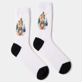 Teddybär im Wald Socken (Rechts)