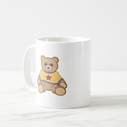 Teddybär Kaffeetasse (Vorderseite Links)