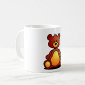 Teddybär Kaffeetasse (Vorderseite Links)