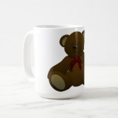 Teddybär Kaffeetasse (Vorderseite Links)