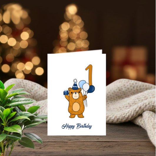 Teddybär Karte