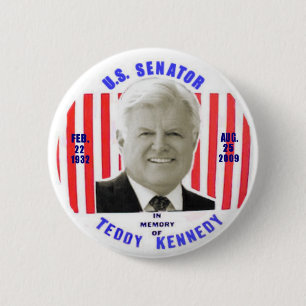 Teddybär-Kennedy-Denkmal-Knopf Button