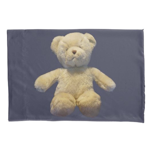 Teddybär Kissenbezug (Vorderseite-Links)