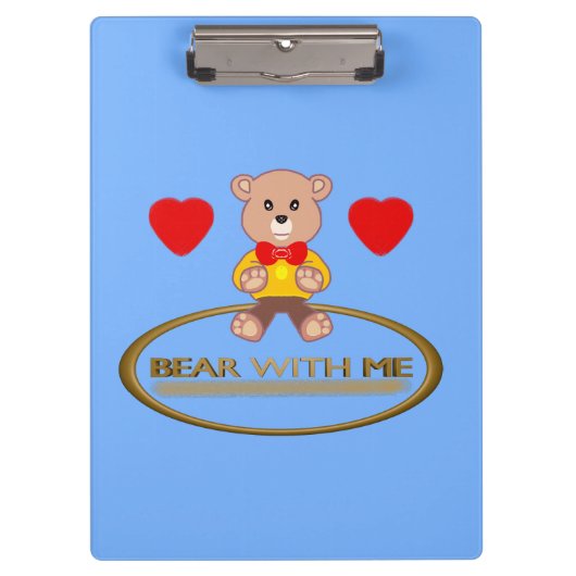 Teddybär klemmbrett (Vorderseite)