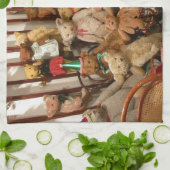 Teddybär-Kollektor-Paradies Küchentuch (Gefaltet)