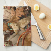 Teddybär-Kollektor-Paradies Küchentuch (Viertel Falte)