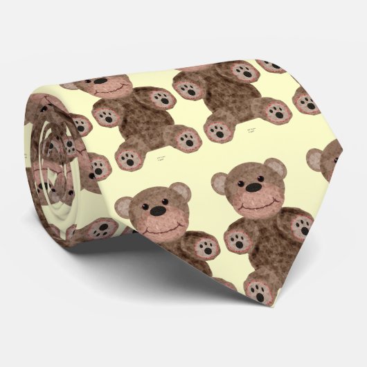Teddybär Krawatte (Gerollt)