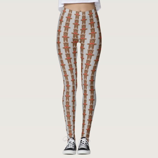 Teddybär Leggings (Vorderseite)