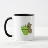 Teddybär-Lehrer-Felsen-T-Shirts und Geschenke Tasse (Links)