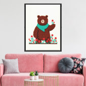 Teddybär Leinwanddruck (Insitu (Wohnzimmer))