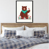 Teddybär Leinwanddruck (Insitu (Schlafzimmer))