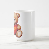 Teddybär "Liebe" Valentins Keramikbecher Kaffeetasse (Mittel)