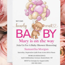 Teddybär-Mädchen-Themen-Baby-Party