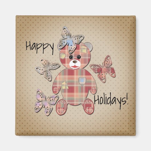 Teddybär Magnet (Vorne)