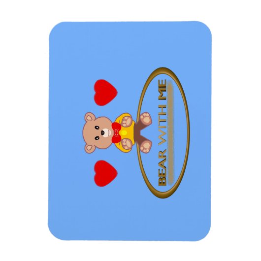Teddybär magnet (Vertikal)