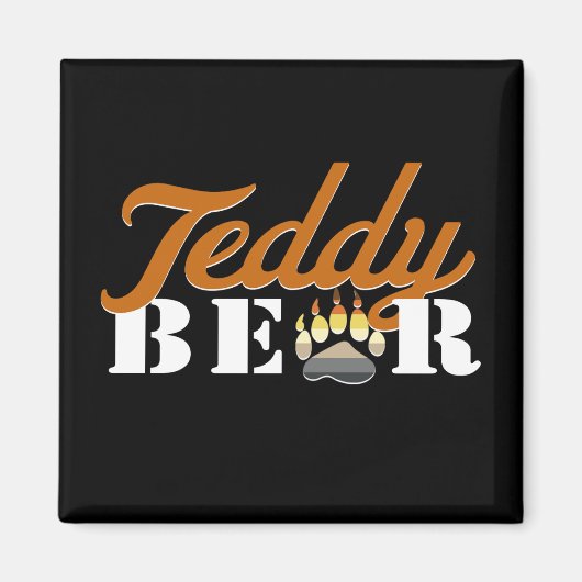 Teddybär-Magnet Magnet (Vorne)