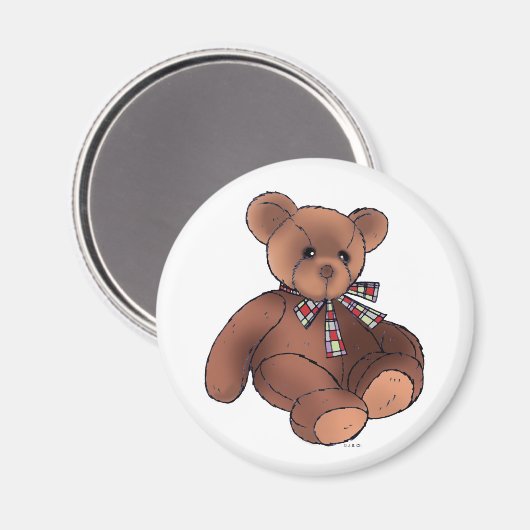 Teddybär-Magnet Magnet (Vorderseite/Rückseite)