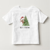 Teddybär Maßgeschneidertes Baby erstes Weihnachten Kleinkind T-shirt (Vorderseite)