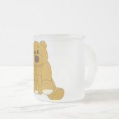 Teddybär Mattglastasse (VorderseiteRechts)