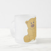 Teddybär Mattglastasse (Vorderseite Links)