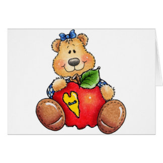 Teddybär mit Apple