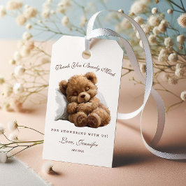 Teddybär mit herrlichem Schlaf Danke für das Gesch Geschenkanhänger