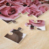 Teddybär mit Rosenpuzzlespiel Puzzle (Seite)