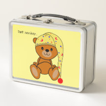 Teddybär mit Schlafkappe