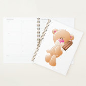 Teddybär mit Schokoladeneis am Stiel Planer (Anzeige)