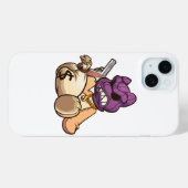 Teddybär mit Skischuhmaske und Pistole Case-Mate iPhone Hülle (Rückseite (Horizontal))