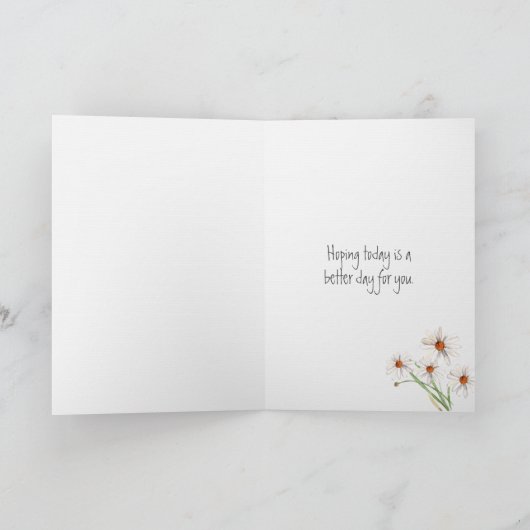 Teddybär mit Stethoskop Karte (Innenseite)