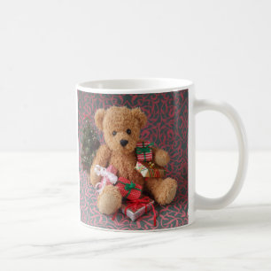 Teddybär mit vielen Weihnachtsgeschenken Kaffeetasse