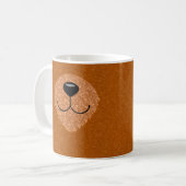 Teddybär-Nase und -Mund Kaffeetasse (Vorderseite Links)