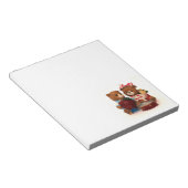 Teddybär Notizblock (angewinkelt)