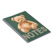 Teddybär-Notizbuch Notizblock (Rechte Seite)