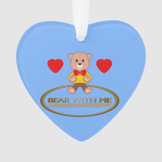Teddybär ornament (Vorderseite)