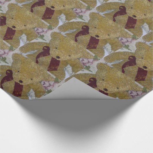 Teddybär-Packpapier Geschenkpapier (Ecke)