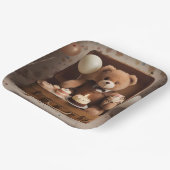 Teddybär Pappteller (Gewinkelt)