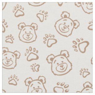 Teddybär Pfoten Boho Junge Baby Kinder Neutral Bei Stoff