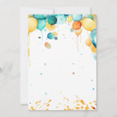 Teddybär-Picknick Einladung (Rückseite)