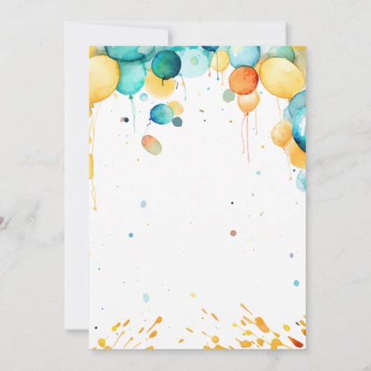 Teddybär-Picknick Einladung (Rückseite)