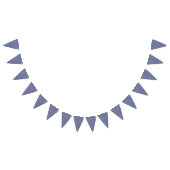 Teddybär-Picknick-Geburtstag - blauer Gingham Wimpelkette (Alle)