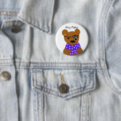 Teddybär Pirat Button (Beispiel)