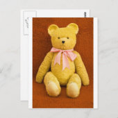 Teddybär Postkarte (Vorne/Hinten)