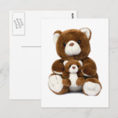 Teddybär Postkarte (Vorne/Hinten)