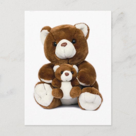 Teddybär Postkarte (Vorderseite)