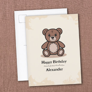Teddybär Postkarte