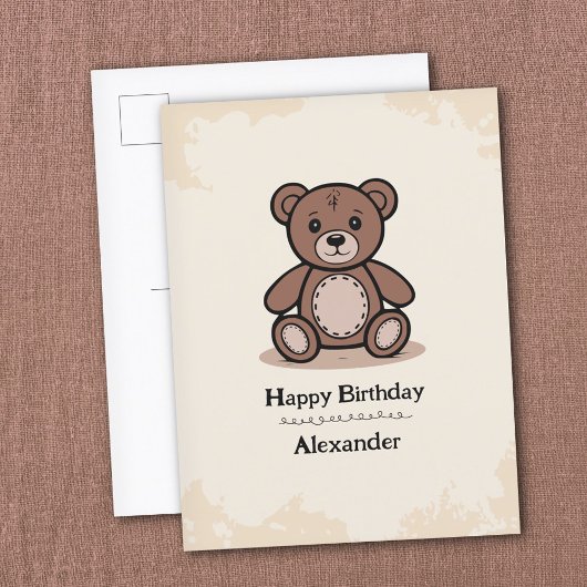 Teddybär Postkarte